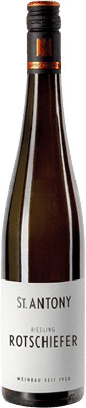 Бесплатная доставка | Белое вино St. Antony Vom Rotschiefer сухой Q.b.A. Rheinhessen Rheinhessen Германия Riesling 75 cl