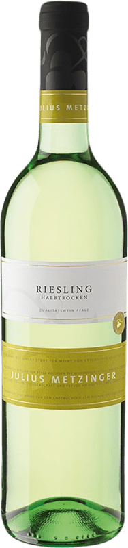 送料無料 | 白ワイン Julius Metzinger セミドライ セミスイート Q.b.A. Pfälz Pfälz ドイツ Riesling 75 cl