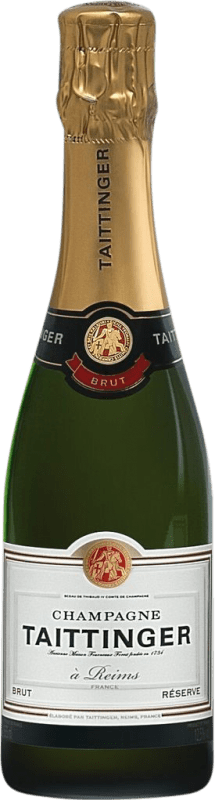 送料無料 | 白スパークリングワイン Taittinger Brut 予約 A.O.C. Champagne シャンパン フランス Pinot Black, Chardonnay, Pinot Meunier ハーフボトル 37 cl