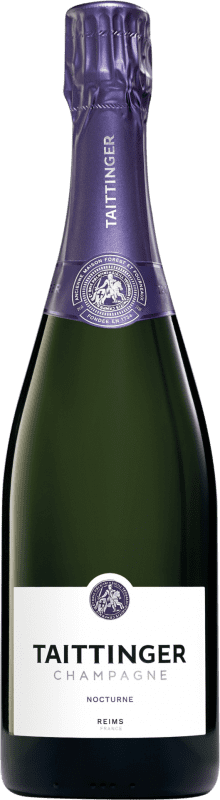 送料無料 | 白スパークリングワイン Taittinger Nocturne ドライ A.O.C. Champagne シャンパン フランス Pinot Black, Chardonnay, Pinot Meunier 75 cl