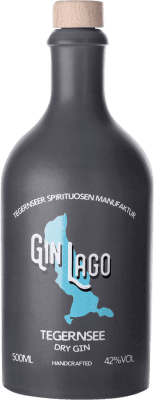 69,95 € Envoi gratuit | Genièvre Gin Lago Tegernsee Bouteille Medium 50 cl Genièvre Gin Lago Tegernsee 50 cl