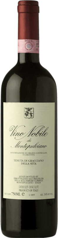 23,95 € Spedizione Gratuita | Vino rosso Gracciano della Seta D.O.C.G. Vino Nobile di Montepulciano