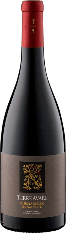 Free Shipping | Red wine Terre Avare I.G.T. Salento Italy Susumaniello 75 cl