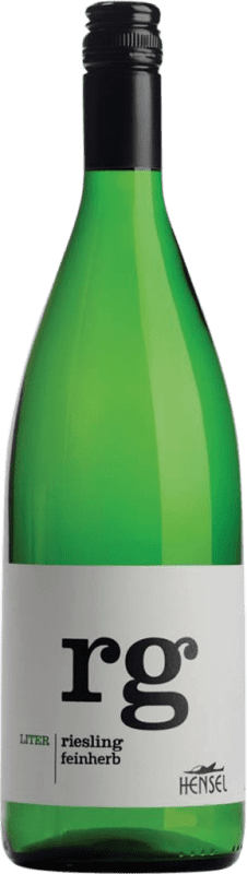 Envío gratis | Vino Blanco Thomas Hensel Halbtrocken — Semiseco VDP Gutswein — Vino de Finca Q.b.A. Pfälz Pfälz Alemania Riesling 1 L