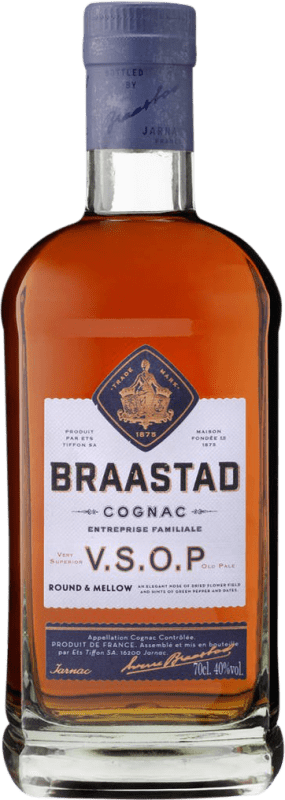 Бесплатная доставка | Коньяк Tiffon Braastad VSOP A.O.C. Cognac Норвегия 70 cl