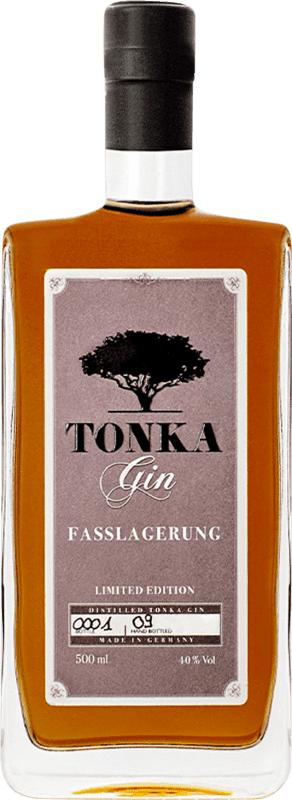 43,95 € Spedizione Gratuita | Genever Gin Tonka Fasslagerung Bottiglia Medium 50 cl