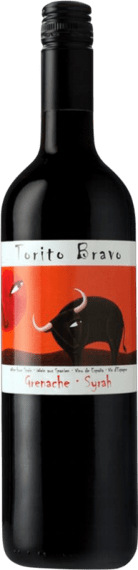 Envoi gratuit | Vin rouge Torito Bravo Grenache Syrah D.O. Cariñena Aragon Espagne Grenache, Nebbiolo 75 cl