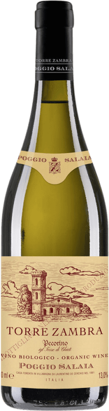 Бесплатная доставка | Белое вино Torre Zambra Poggio Salaia I.G.T. Terre di Chieti Абруцци Италия Pecorino 75 cl