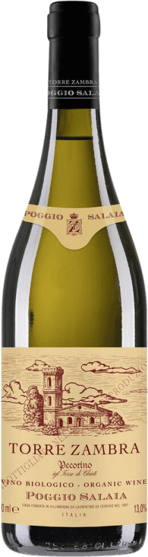 Free Shipping | White wine Torre Zambra Poggio Salaia I.G.T. Terre di Chieti Abruzzo Italy Pecorino Organic 75 cl