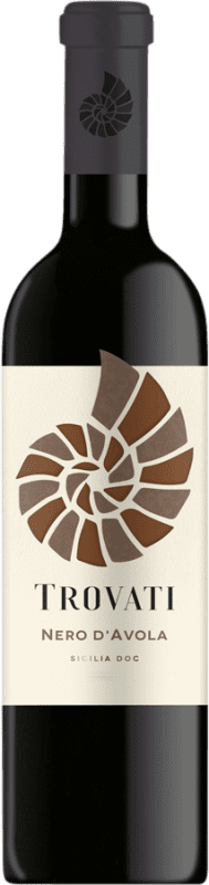 Envio grátis | Vinho tinto Trovati D.O.C. Sicilia Sicília Itália Nero d'Avola 75 cl