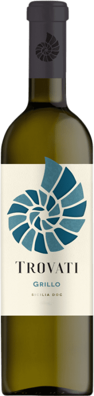 Envoi gratuit | Vin blanc Trovati D.O.C. Sicilia Sicile Italie Grillo Bouteille Magnum 1,5 L