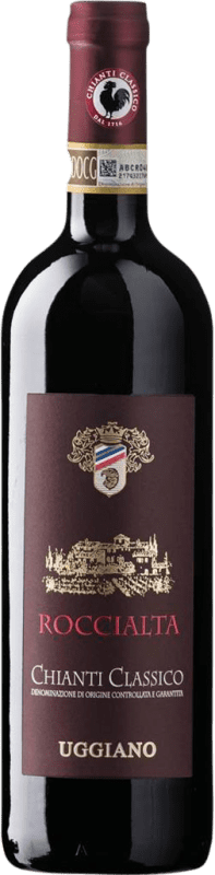 Бесплатная доставка | Красное вино Uggiano Roccialta D.O.C.G. Chianti Classico Италия Sangiovese, Canaiolo 75 cl