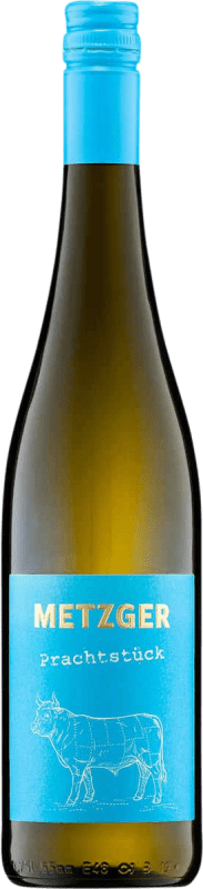 Free Shipping | White Wine Uli Metzger Prachtstück KuhbA Halbtrocken — Medium Dry Cuvée Q.b.A. Pfälz Pfälz Germany Nebbiolo, Scheurebe, Bacchus 75 cl