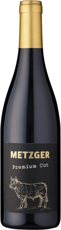 Free Shipping | Red wine Uli Metzger Premium Cut Q.b.A. Pfälz Pfälz Germany Pinot Black 75 cl