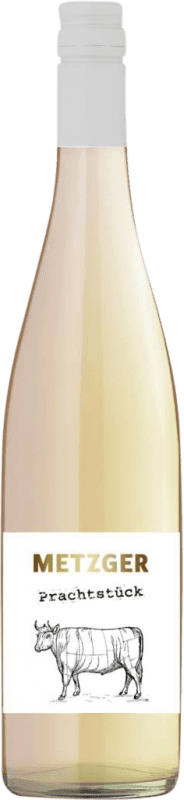 16,95 € Envio grátis | Vinho Branco Uli Metzger Prachtstück KuhbA Trocken — Seco Blanc de Noirs Q.b.A. Pfälz