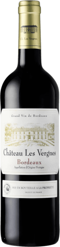 Spedizione Gratuita | Vino Rosso Univitis Château les Vergnes A.O.C. Bordeaux bordò Francia Merlot, Cabernet Sauvignon, Cabernet Franc 75 cl