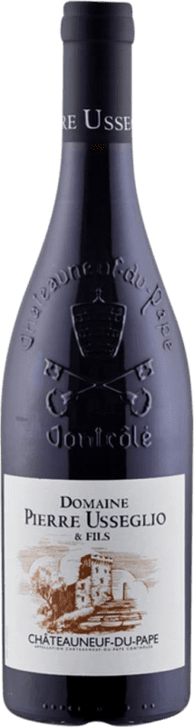 Kostenloser Versand | Rotwein Raymond Usseglio Cuvée Tradition A.O.C. Châteauneuf-du-Pape Rhône Frankreich Grenache, Nebbiolo, Mourvèdre, Cinsault 75 cl