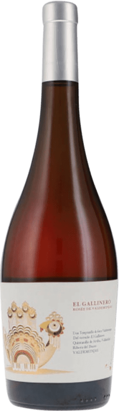 Envío gratis | Vino rosado Valdemonjas El Gallinero Rosée D.O. Ribera del Duero Castilla y León España Tempranillo 75 cl