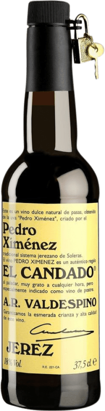 Kostenloser Versand | Verstärkter Wein Valdespino El Candado D.O. Jerez-Xérès-Sherry Andalusien Spanien Pedro Ximénez Halbe Flasche 37 cl