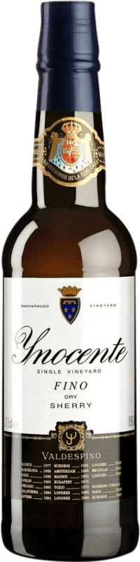 Free Shipping | Fortified Wine Valdespino Inocente D.O. Jerez-Xérès-Sherry Andalusia Spain Palomino Fino Half Bottle 37 cl