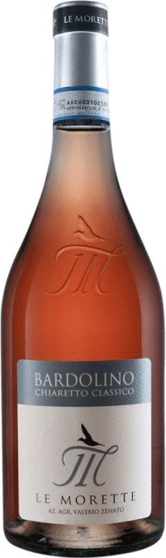 Kostenloser Versand | Roséwein Valerio Zenato Le Morette Chiaretto Classico D.O.C. Bardolino Venecia Italien Nebbiolo, Corvina, Molinara 75 cl