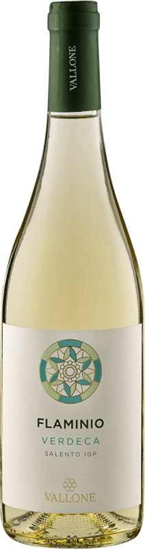 Envoi gratuit | Vin blanc Vallone Flaminio I.G.T. Salento Italie Verdeca 75 cl