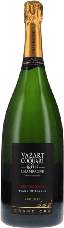 113,95 € 免费送货 | 白起泡酒 Vazart Coquart L20 Chouilly Grand Cru Blanc de Blancs 香槟 预订 A.O.C. Champagne 瓶子 Magnum 1,5 L