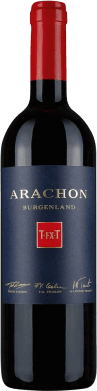 32,95 € | Rotwein Vereinte Winzer Horitschon. Arachon Evolution T-FX-T Trocken D.A.C. Mittelburgenland Österreich Merlot, Cabernet Sauvignon, Blaufränkisch, Zweigelt 75 cl