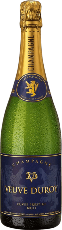 Envoi gratuit | Rosé mousseux Veuve Duroy Rosé A.O.C. Champagne Champagne France Nebbiolo, Chardonnay, Pinot Meunier 75 cl