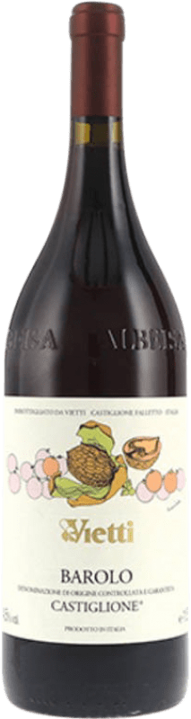141,95 € Kostenloser Versand | Rotwein Vietti Castiglione D.O.C.G. Barolo Magnumflasche 1,5 L