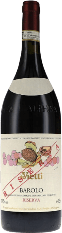 305,95 € Бесплатная доставка | Красное вино Vietti Резерв D.O.C.G. Barolo бутылка Магнум 1,5 L