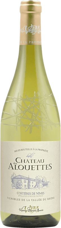 免费送货 | 白酒 Propriétés Associés Château des Alouettes Blanc A.O.C. Costières de Nîmes 罗纳 法国 Grenache White, Nebbiolo, Roussanne 75 cl