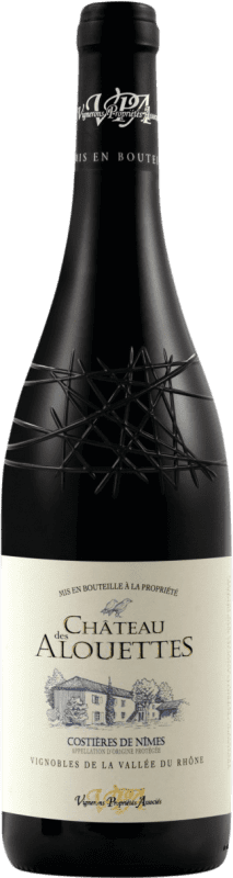 Envio grátis | Vinho branco Propriétés Associés Château des Alouettes Rouge A.O.C. Costières de Nîmes Rhône França Syrah, Grenache 75 cl