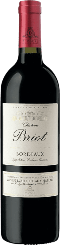 Spedizione Gratuita | Vino rosso Ducourt Château Briot Rouge A.O.C. Bordeaux bordò Francia Merlot, Cabernet Sauvignon 75 cl