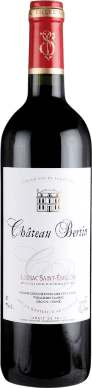 16,95 € | Rotwein Familie Saby Château Bertin A.O.C. Lussac-Saint-Émilion Bordeaux Frankreich Merlot 75 cl