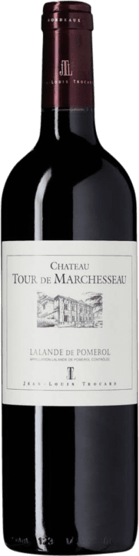 免费送货 | 红葡萄酒 Trocard. Château Tour de Marchesseau A.O.C. Lalande de Pomerol 波尔多 法国 Merlot — 梅洛 75 cl