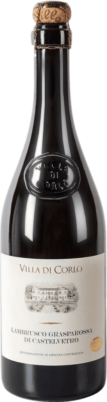 10,95 € | Espumante branco Villa di Corlo Tappo R Frizzante Seco I.G.T. Emilia Romagna Emília-Romanha Itália Lambrusco 75 cl