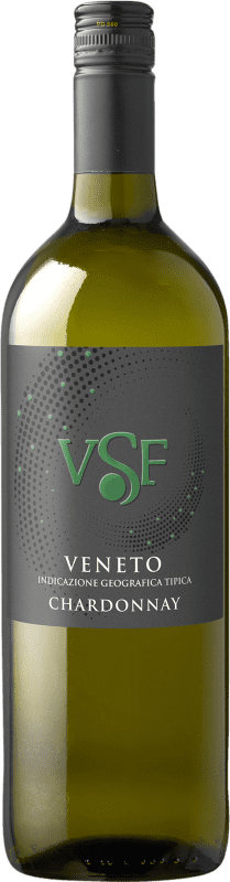 Free Shipping | White Wine Villa Santa Flavia I.G.T. Venezia Venecia Italy Chardonnay 1 L