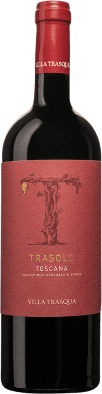 Free Shipping | Red wine Villa Trasqua Trasolo Rosso I.G.T. Toscana Tuscany Italy 75 cl