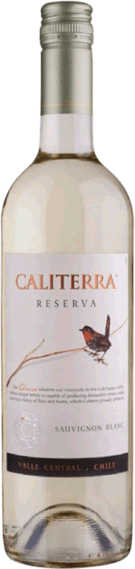 Бесплатная доставка | Белое вино Vina Caliterra Резерв I.G. Valle Central Valle de Curicó Чили Sauvignon White 75 cl