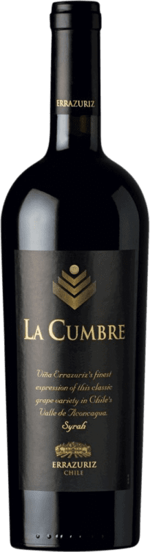 Free Shipping | Red wine Viña Errazuriz La Cumbre Shiraz I.G. Valle del Aconcagua Aconcagua Valley Chile Syrah 75 cl