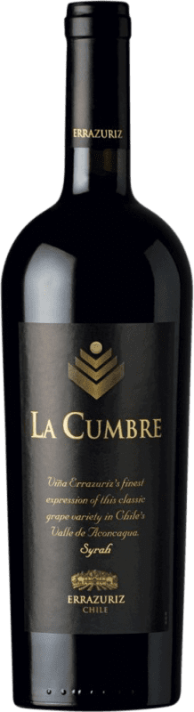 Free Shipping | Red Wine Viña Errazuriz La Cumbre Shiraz I.G. Valle del Aconcagua Aconcagua Valley Chile Syrah — Shiraz 75 cl