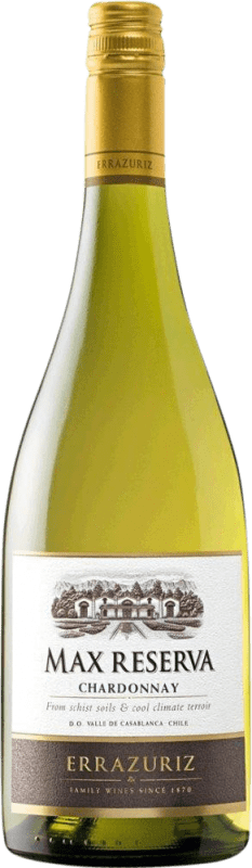 Free Shipping | White Wine Viña Errazuriz Max Reserve — Aged I.G. Valle del Aconcagua Aconcagua Valley Chile Chardonnay 75 cl