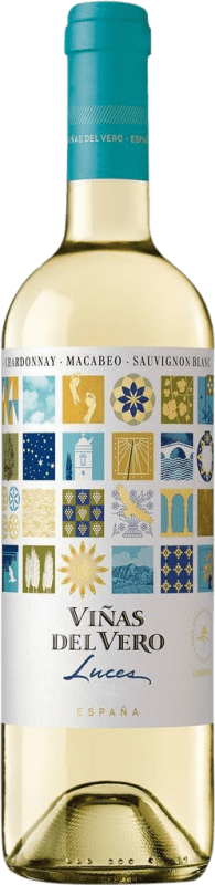 7,95 € | Vin Blanc Viñas del Vero Luces D.O. Somontano Aragon Espagne Macabeo — Macabeu, Chardonnay, Sauvignon 75 cl