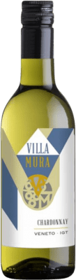 Envio grátis | Vinho branco Vinicola Sartori Villa Mura I.G.T. Veneto Vêneto Itália Chardonnay Garrafa Pequena 25 cl