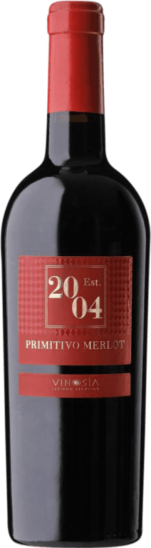 13,95 € | Красное вино Vinosìa I.G.T. Salento Италия Merlot, Primitivo 75 cl