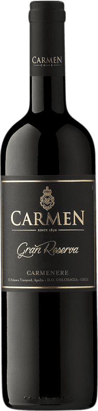 Free Shipping | Red wine Viña Carmen Grand Reserve I.G. Valle de Colchagua Colchagua Valley Chile Cabernet Sauvignon, Carmenère 75 cl