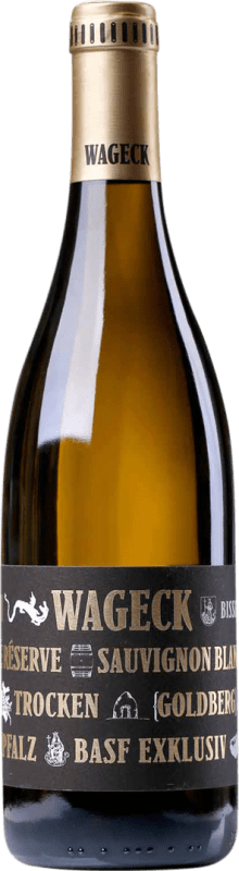 Free Shipping | White wine Wageck Sauvignon Blanc Goldberg Fumé Dry Reserve Q.b.A. Pfälz Pfälz Germany Sauvignon White 75 cl