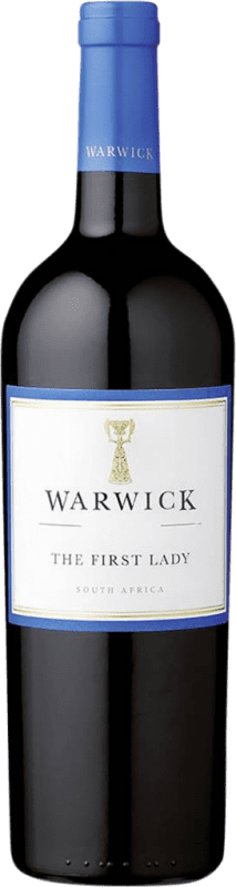 Free Shipping | Red wine Warwick The First Lady W.O. Western Cape Western Cape South Coast South Africa Cabernet Sauvignon 75 cl