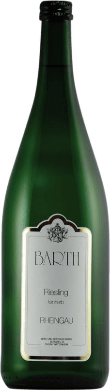 Envio grátis | Vinho Branco Barth Halbtrocken — Meio Seco Q.b.A. Rheingau Rheingau Alemanha Riesling 1 L